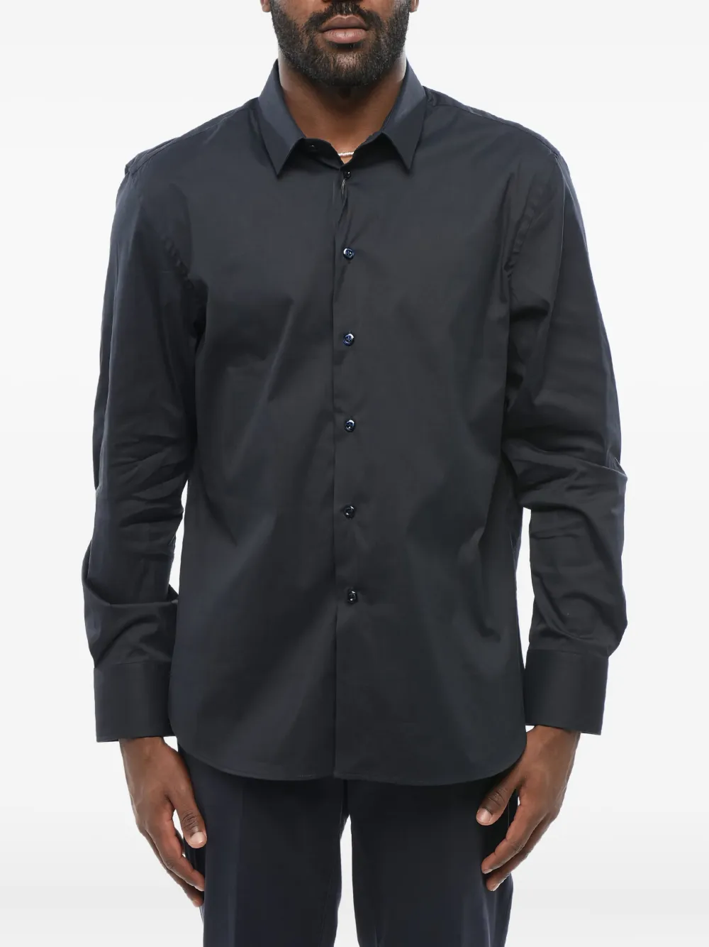 Giorgio Armani Overhemd Blauw