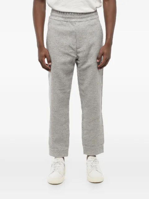 Giorgio Armani ribbed elastic-waist trousers