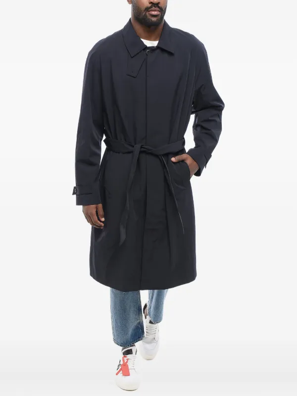 【美品】giorgio armani ジョルジオアルマーニ　トレンチコート EMPORIO ARMANI トレンチコート コート 「エンポリオ アルマーニ