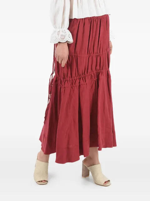 Brock Collection drawstrings maxi skirt