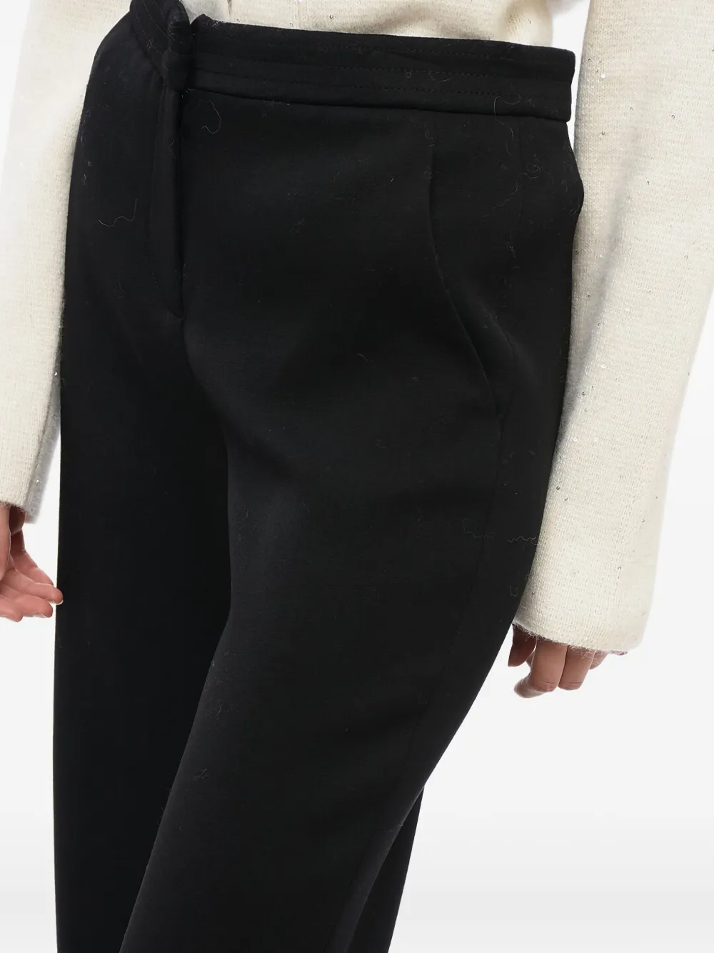 Giorgio Armani Wollen broek Zwart