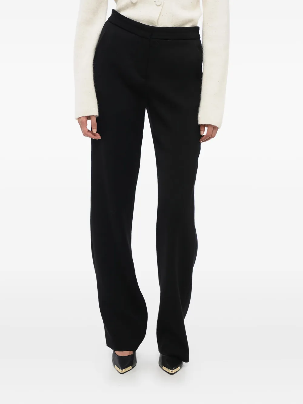 Giorgio Armani Wollen broek Zwart