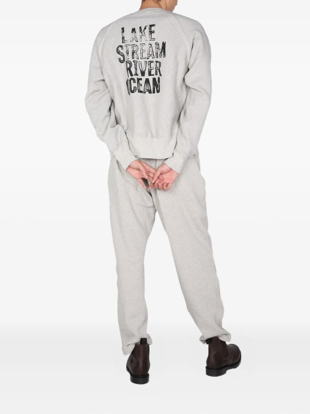 Engineered Garments Crew-neck Sweatshirt In Gray