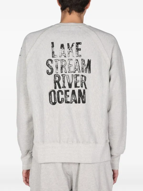 トップス 092051 ENGINEERED GARMENTS Crewneck Engineered Garments crew-neck Sweatshirt | Grey | FARFETCH RO
