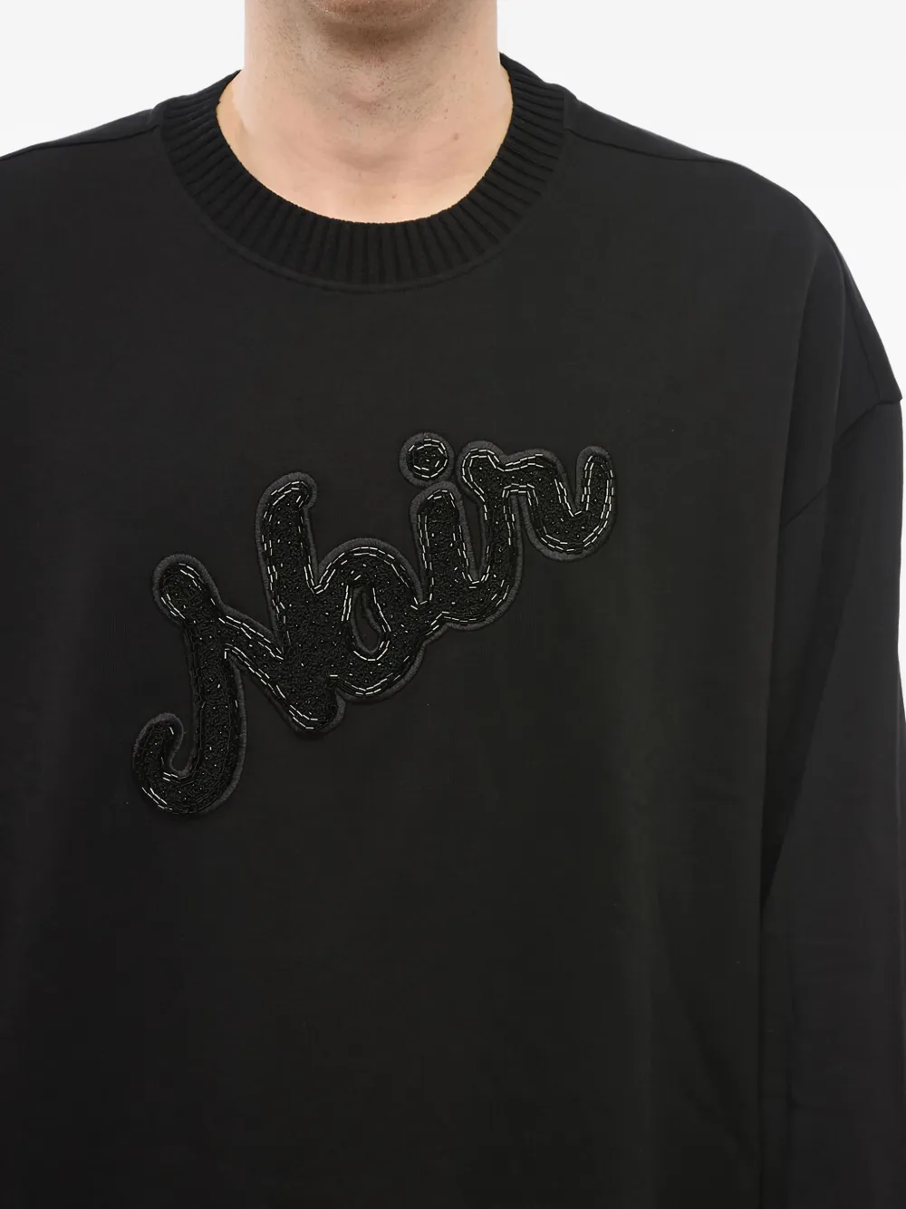 Giorgio Armani Sweater met ronde hals Zwart