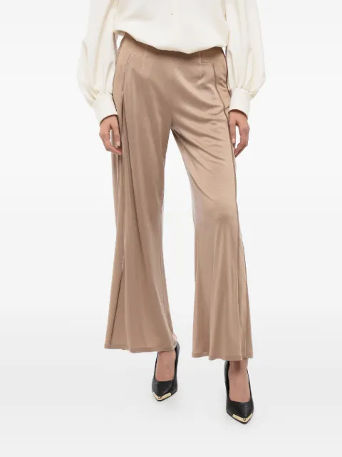 Giorgio Armani side-stripe wide-leg trousers