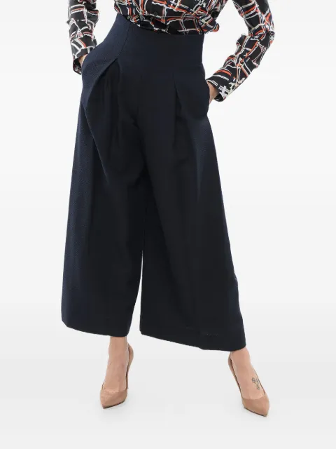 Giorgio Armani pleated wide-leg trousers