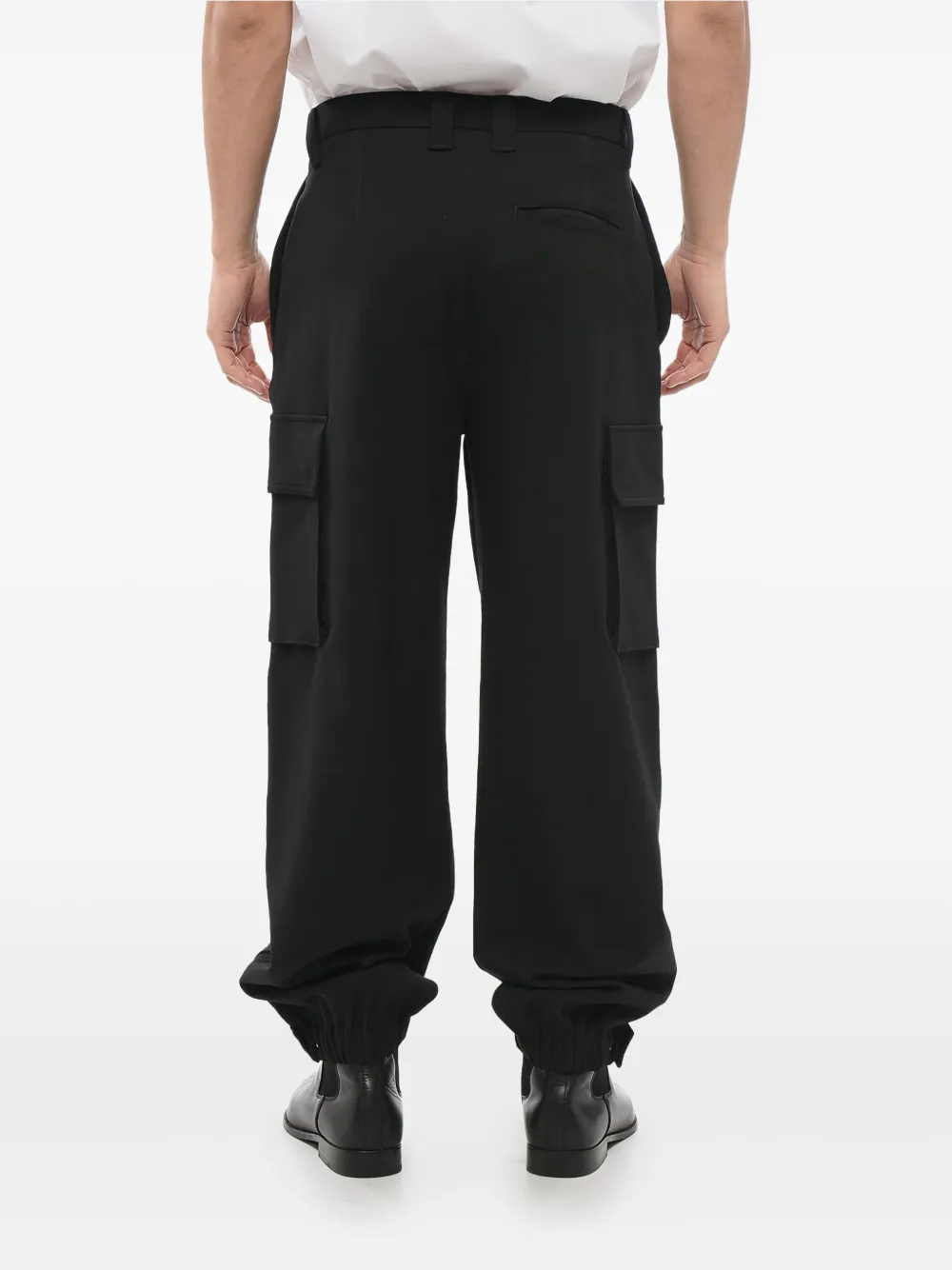 Giorgio Armani pleated cargo trousers | Loose Fit Pants | Image 2