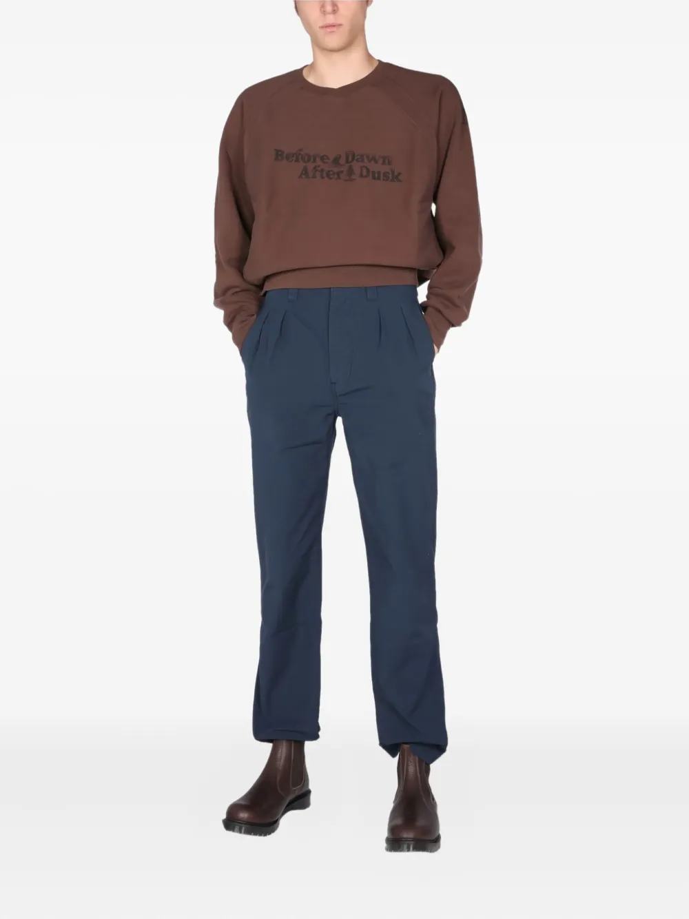 Engineered Garments crew-neck sweatshirt - Bruin