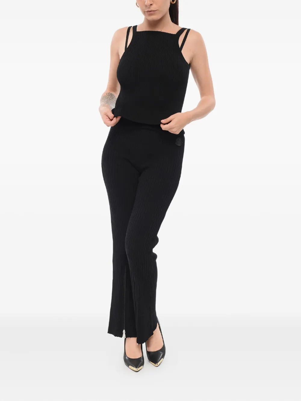 Giorgio Armani Gelaagde top Zwart