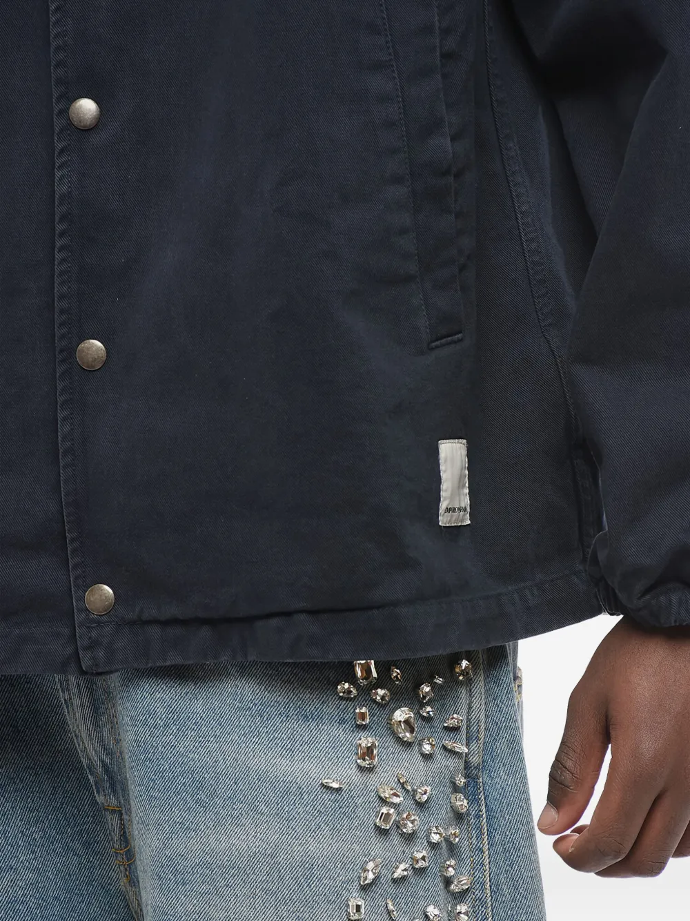 Giorgio Armani Twill overhemd Zwart
