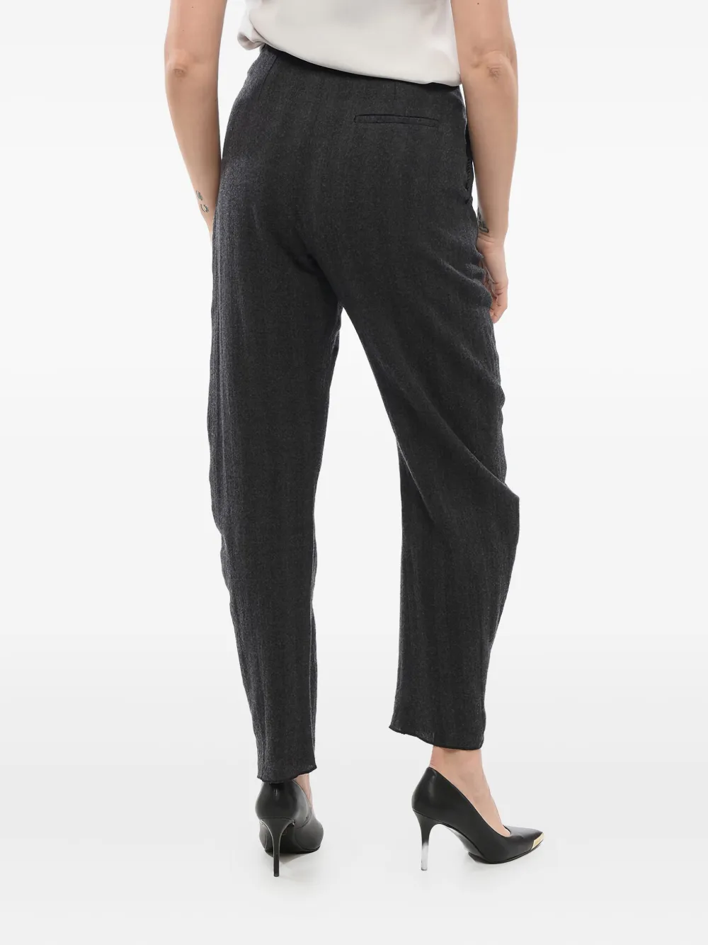 Giorgio Armani High waist broek Zwart