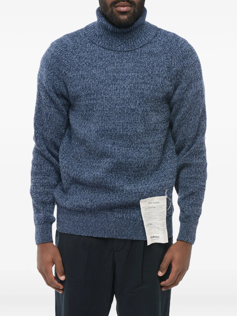 Ballantyne wool jumper Blauw