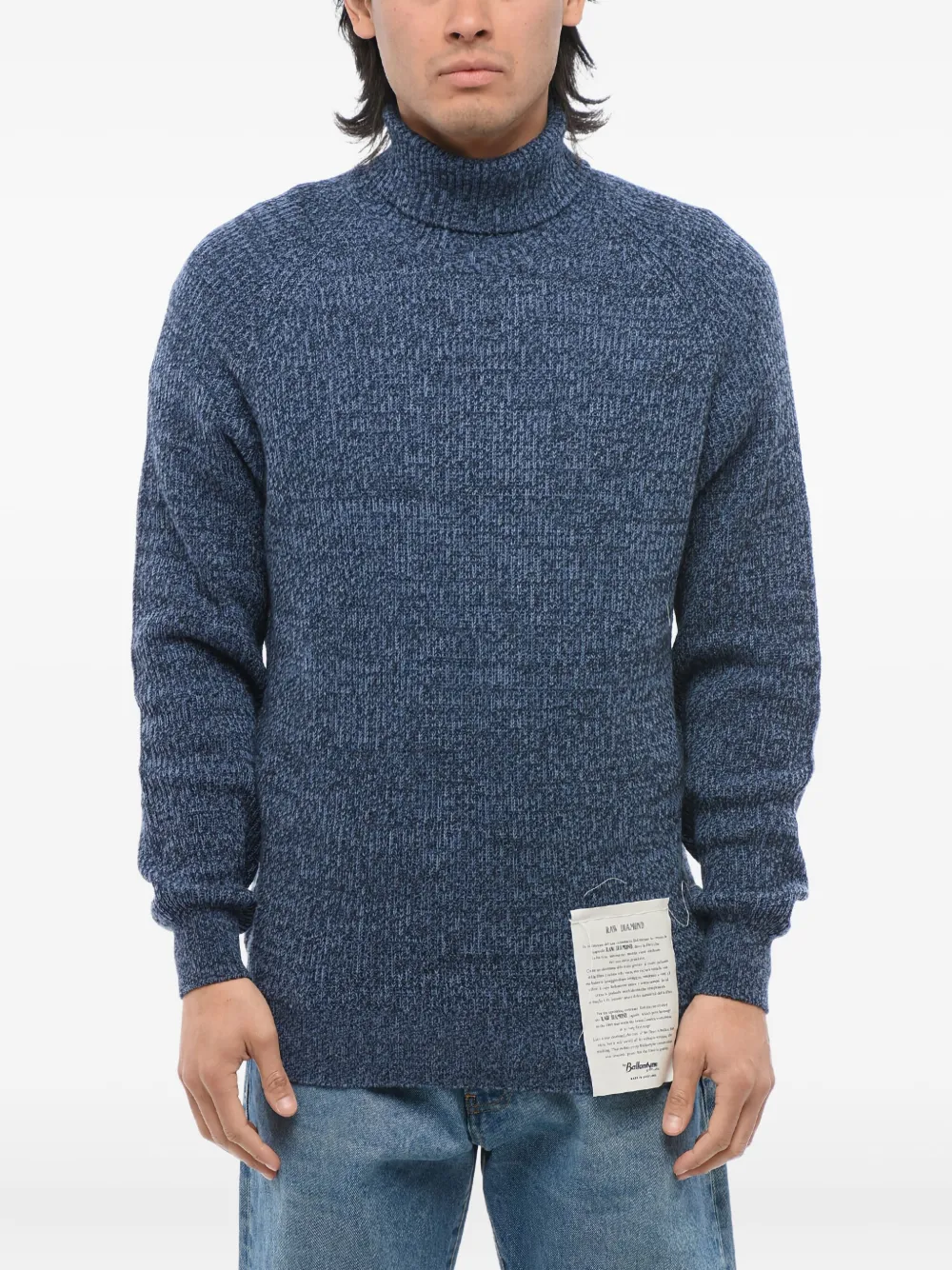 Ballantyne wool jumper Blauw