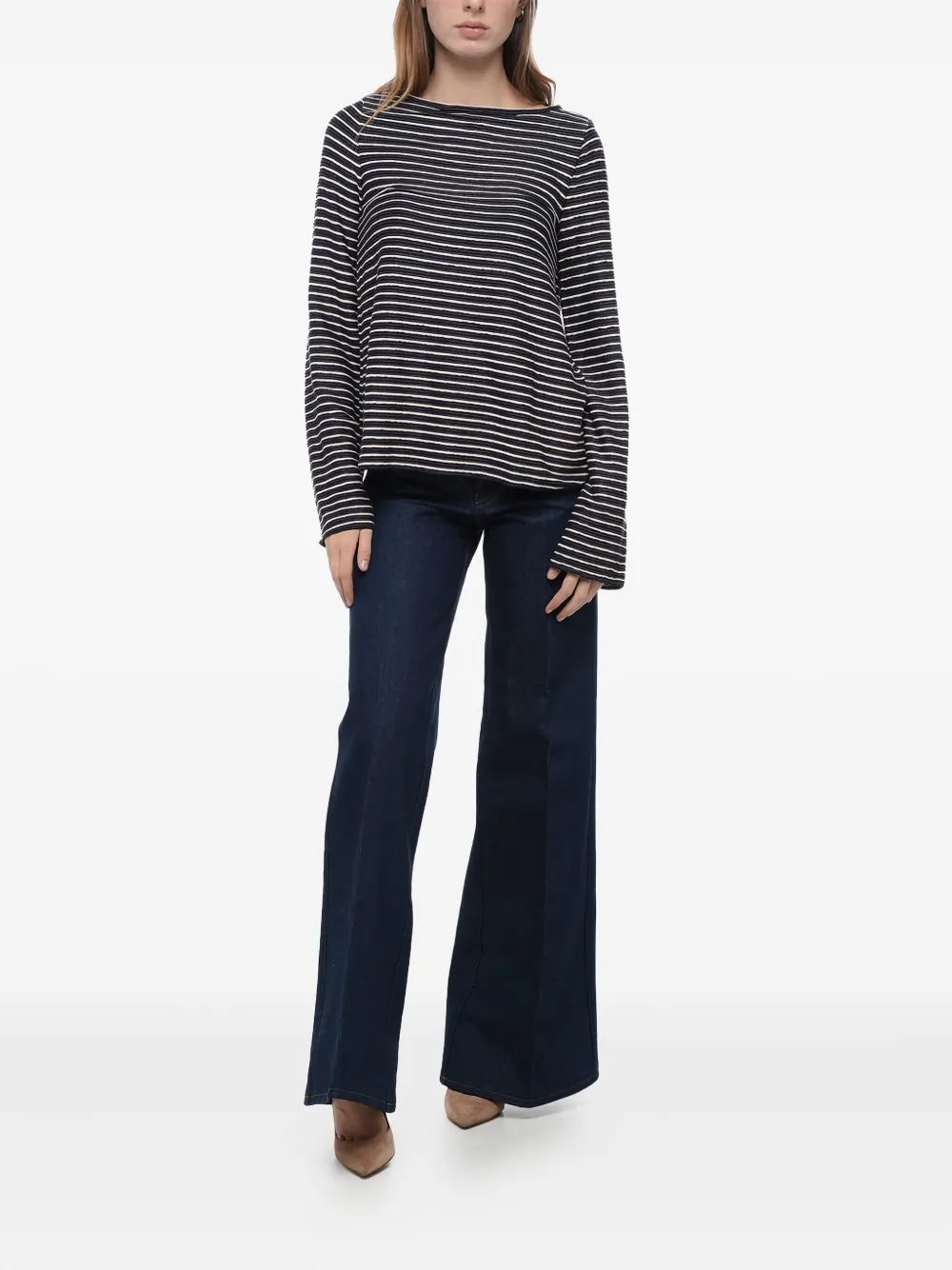 Giorgio Armani striped crew-neck T-shirt | T-Shirts & Jersey Shirts | Image 2