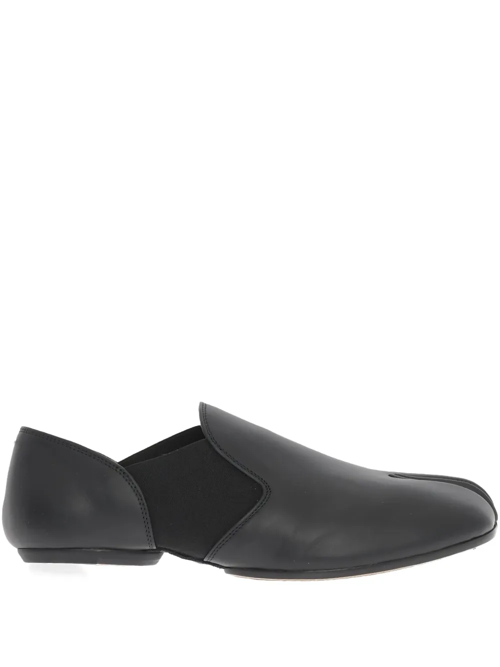 Maison Margiela Tabi Loafer mit elastischer Gürtel - Schwarz