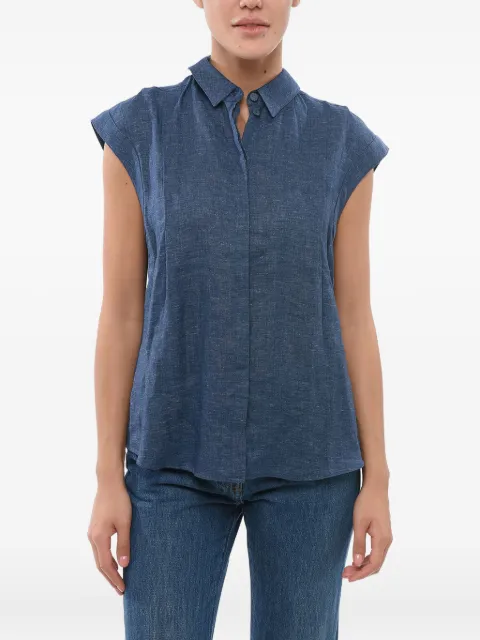 Giorgio Armani linen sleeveless shirt