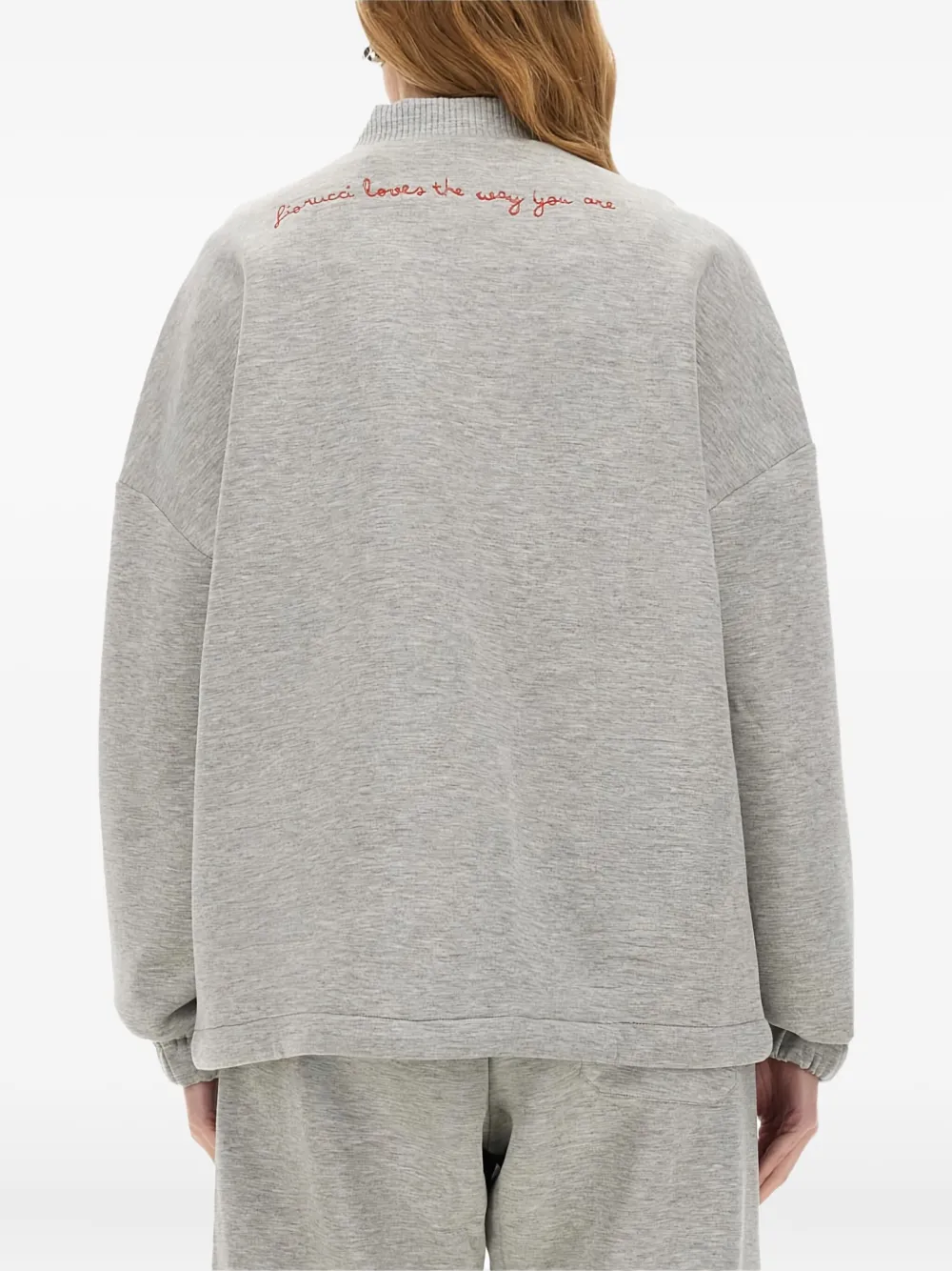 Fiorucci Zip-up Bomber Jacket In Gray