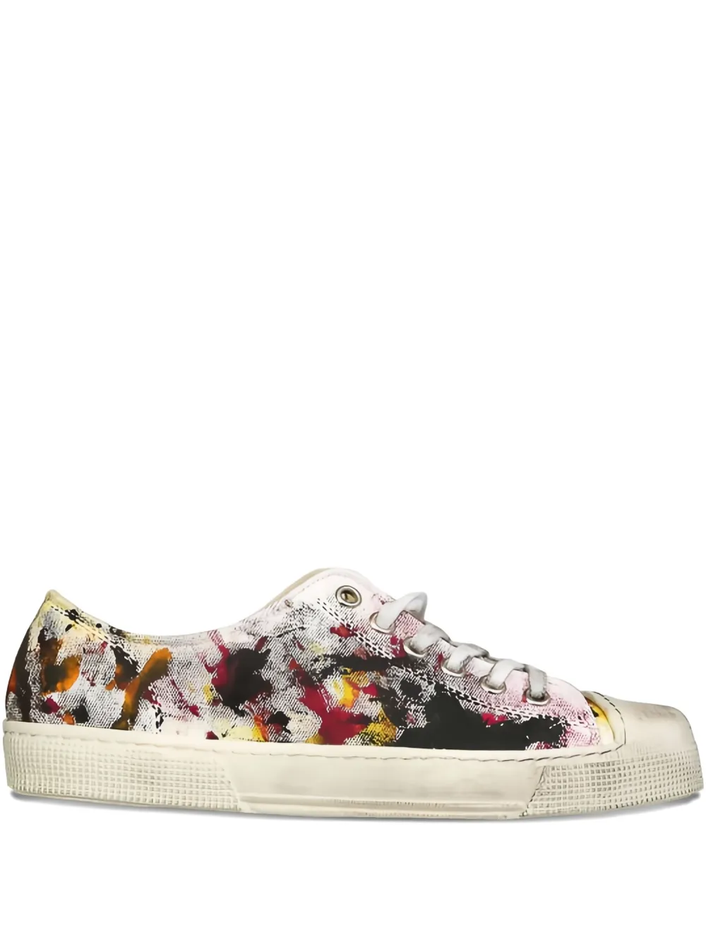 METAL GIENCHI tenis con agujetas en colaboración con Jean Michel | blanco | Image 1