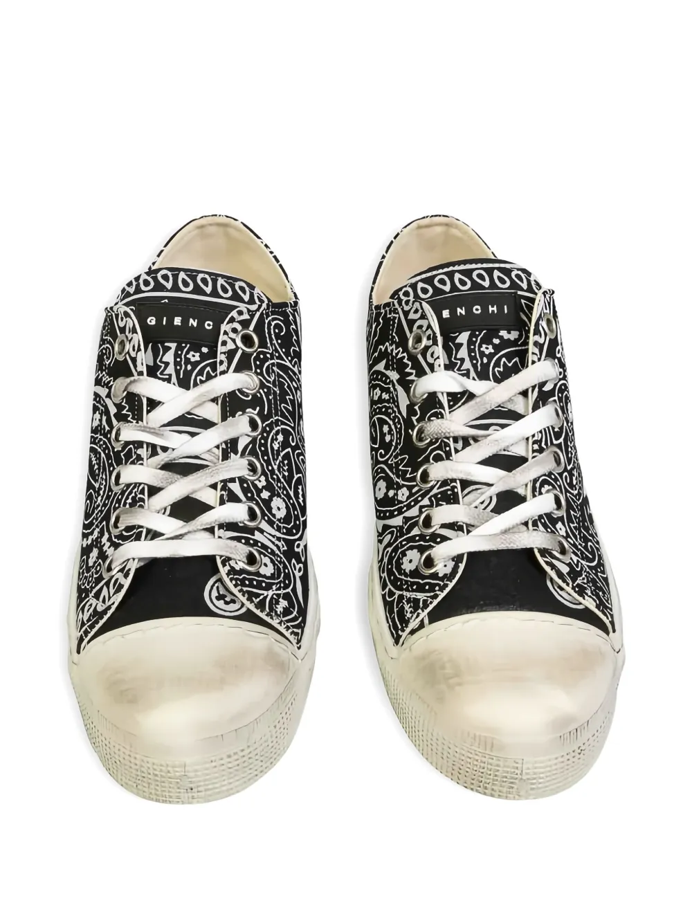 METAL GIENCHI tenis con estampado de bandana en colaboración con Jean Michel | Tenis bajos | Image 2