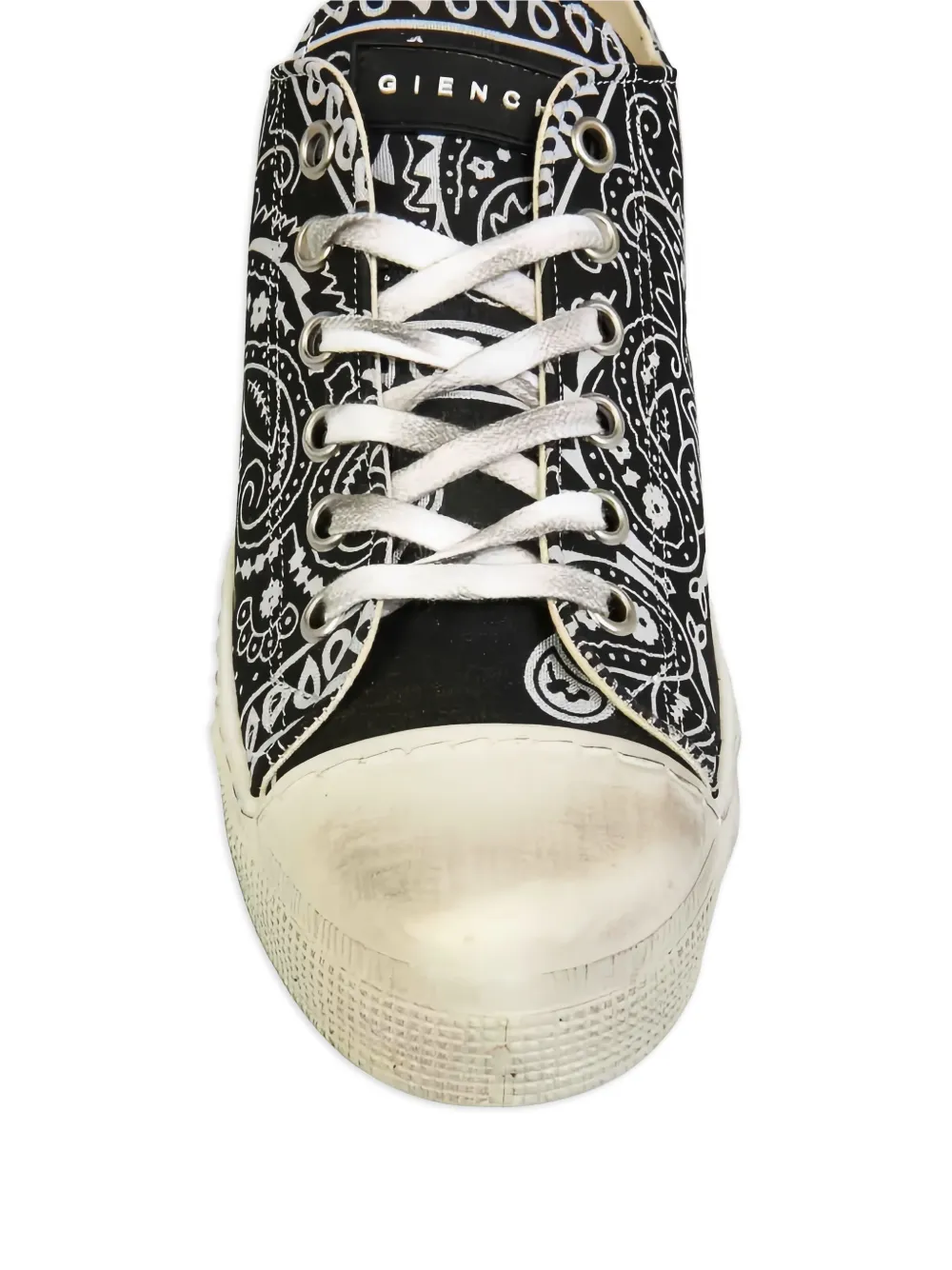 METAL GIENCHI x Jean Michel sneakers met bandanaprint Zwart