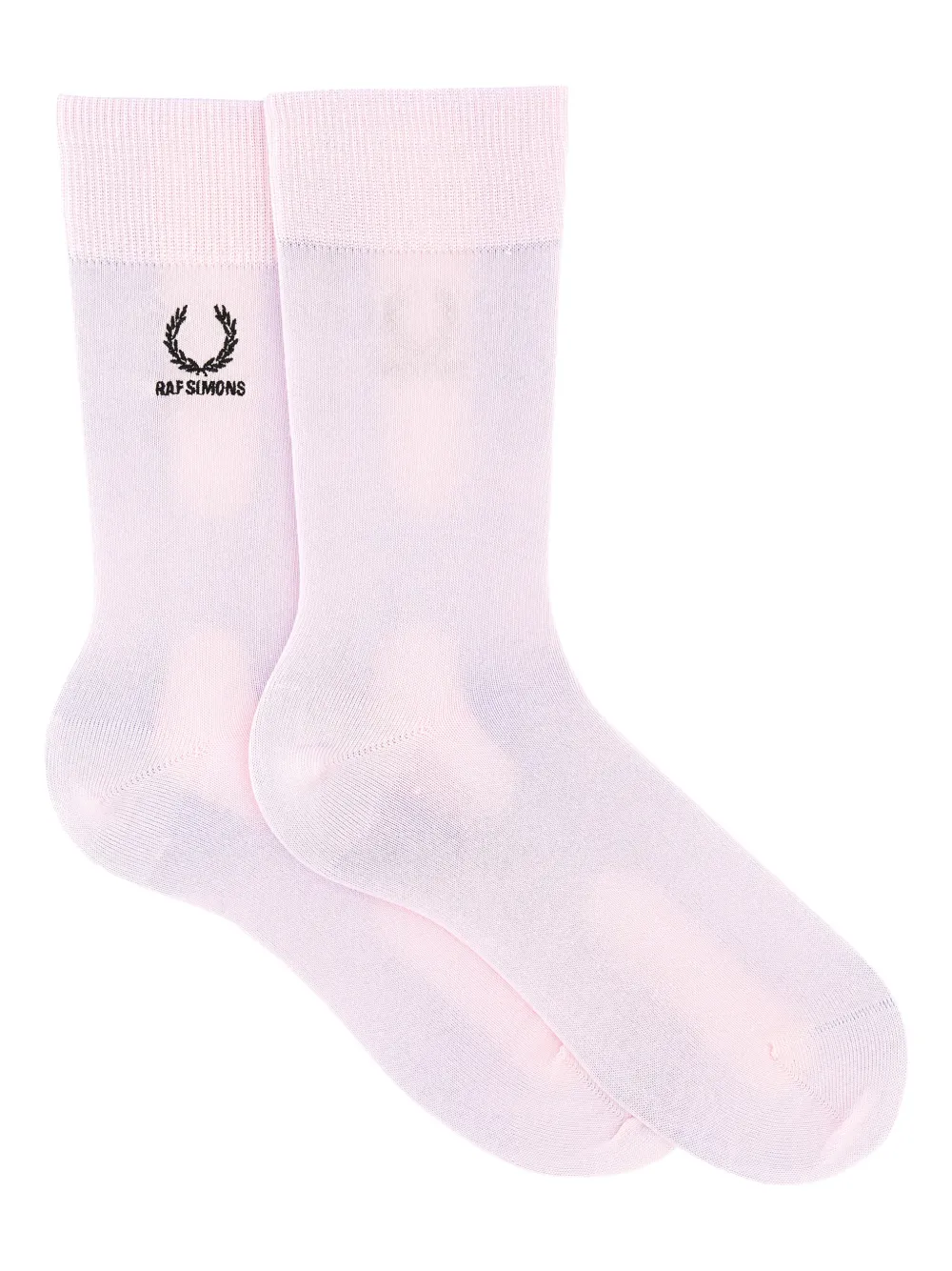 Fred Perry x Raf Simons logo-embroidery socks | rosado | Image 1