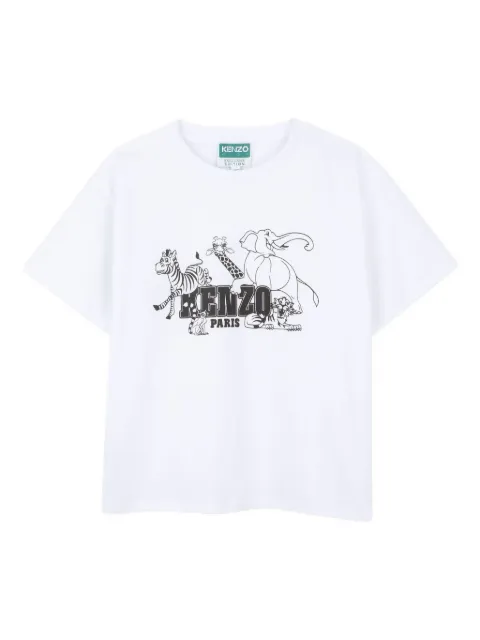 Kenzo Kids animal-print T-shirt