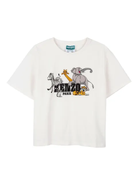 Kenzo Kids animal-print T-shirt