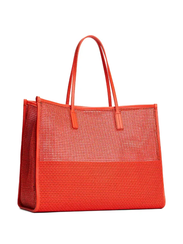 Tommy Hilfiger mesh-panel Tote Bag Red FARFETCH PH