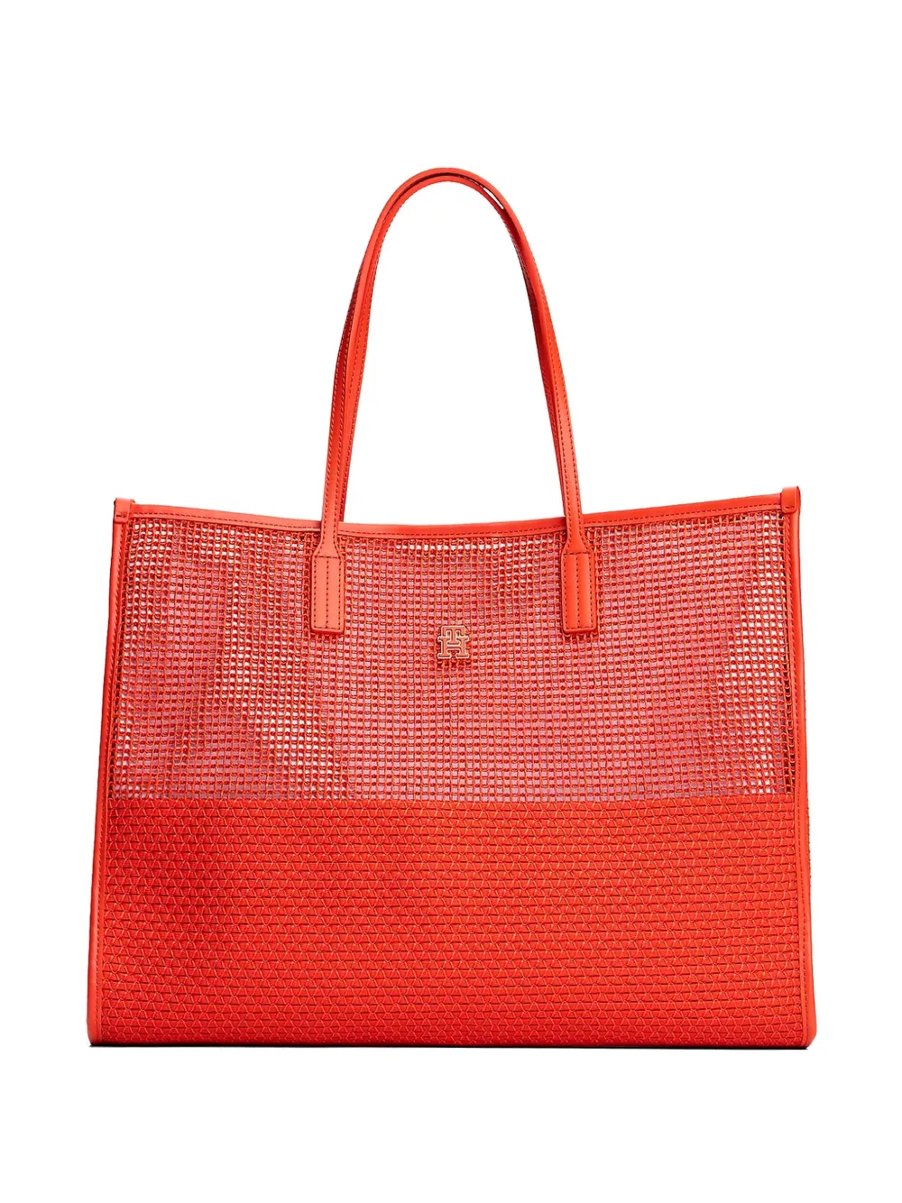 Tommy Hilfiger mesh-panel tote bag | Red | Image 1