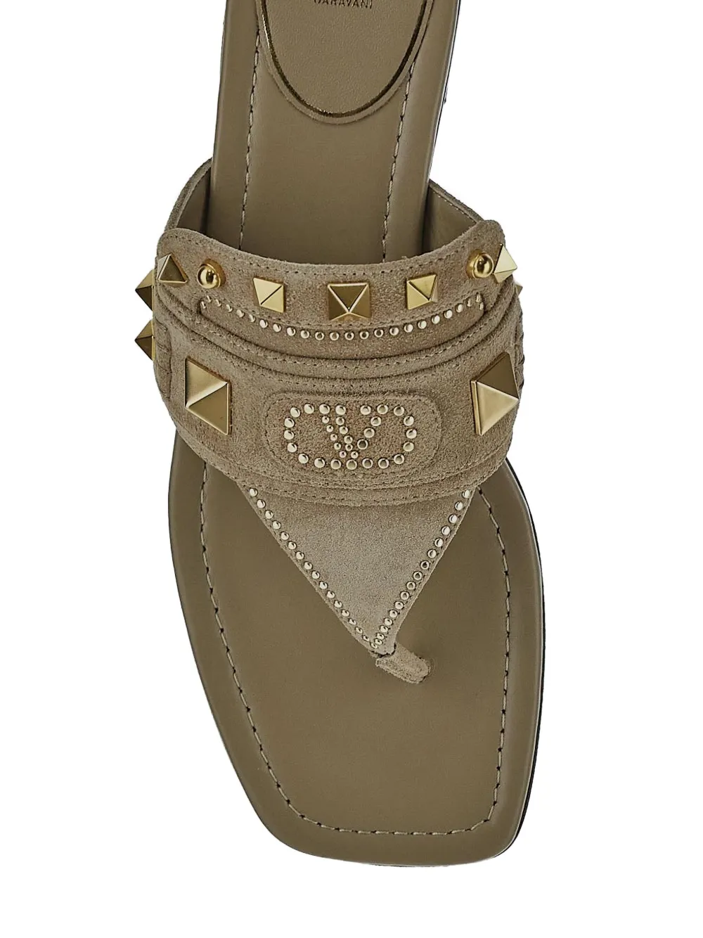 Valentino Garavani Plaster Caster VLogo Signature thong sandals Neutrals
