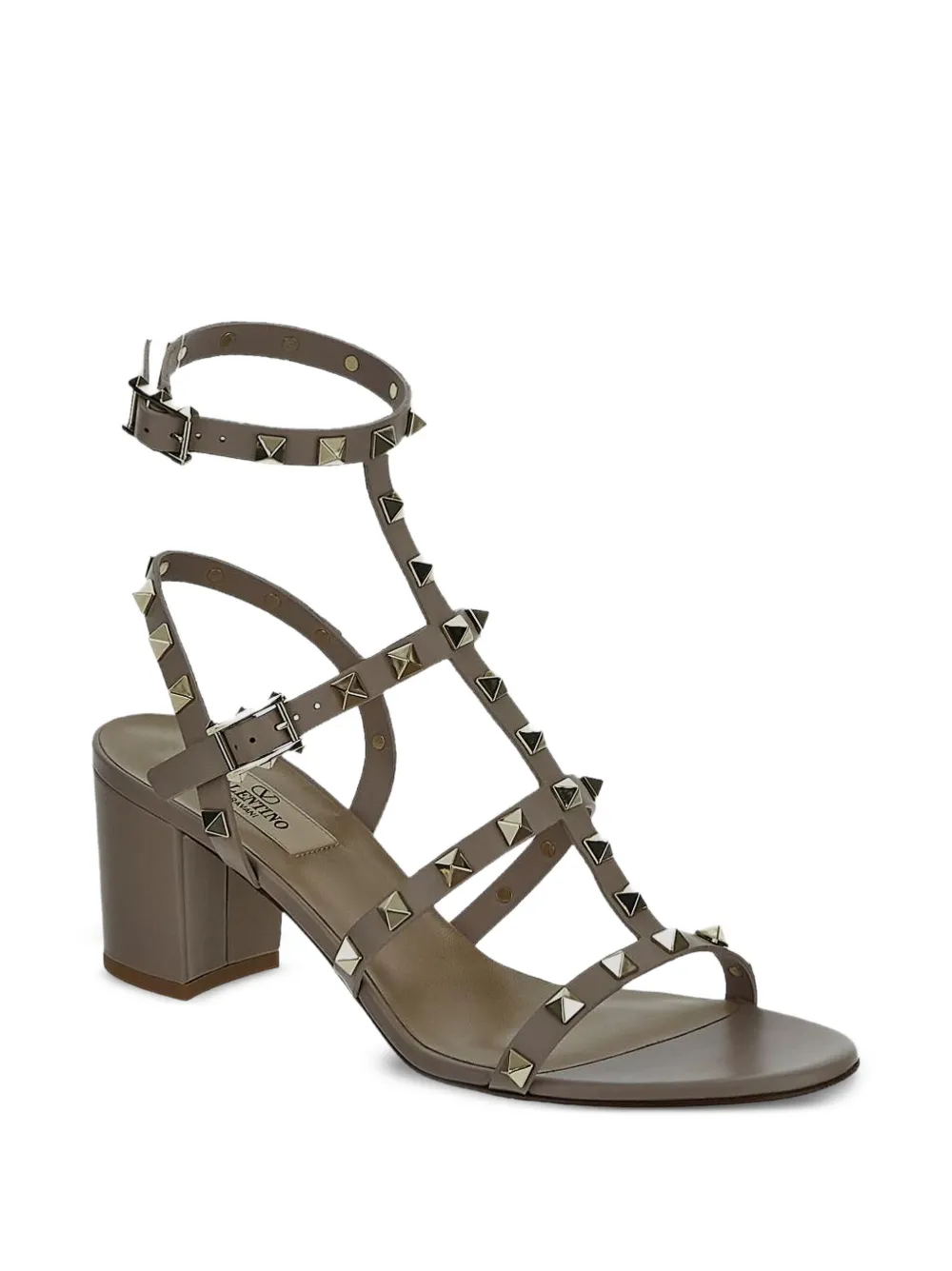 Valentino Garavani 60mm Rockstud heeled sandals | Heeled Sandals | Image 2