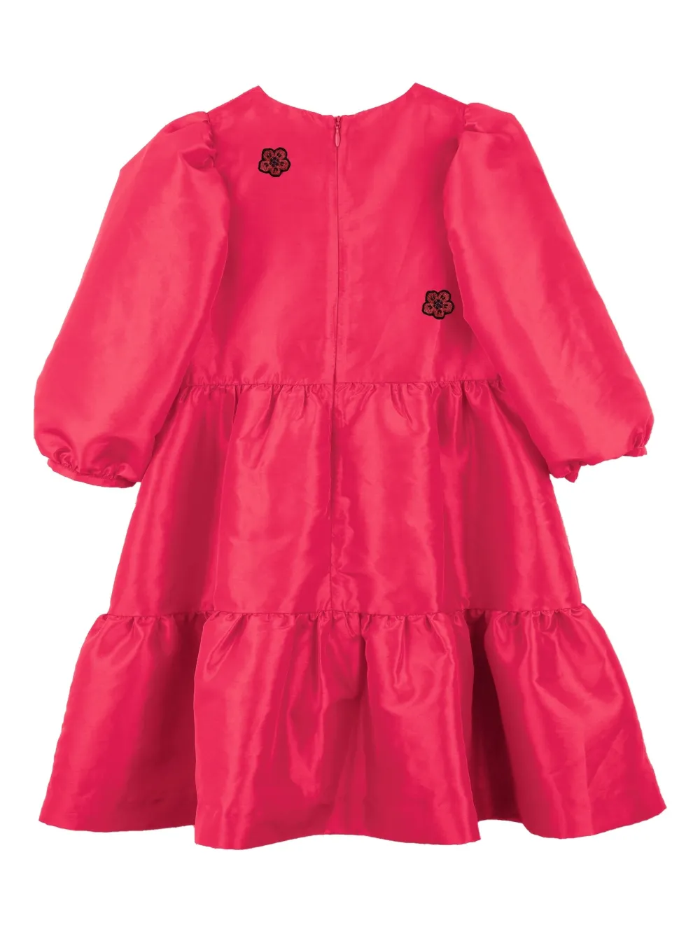 Kenzo Kids Jurk met geborduurde bloemen Roze