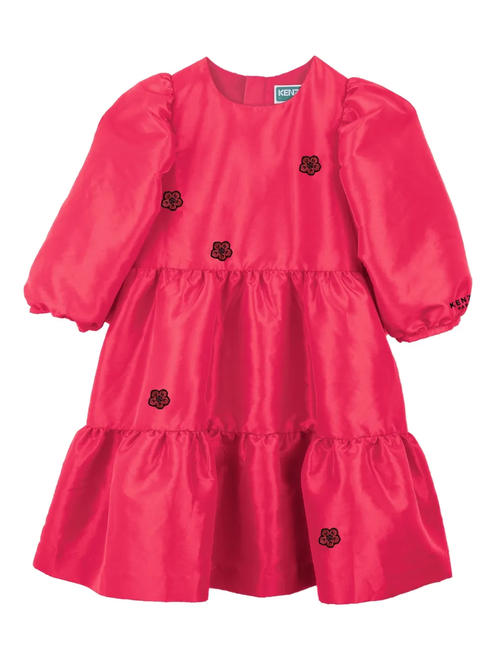 Kenzo Kids Abito con ricamo - Rosa