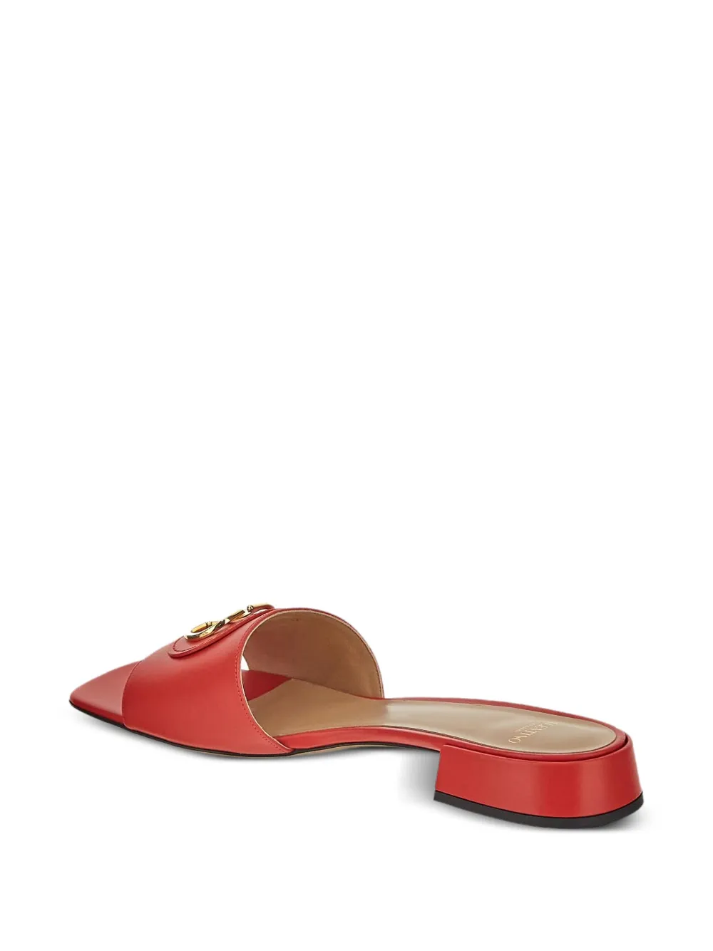 Valentino Garavani VLogo-detail slide sandals Red