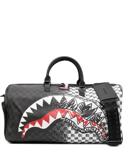 sprayground kid graphic-printed duffel bag