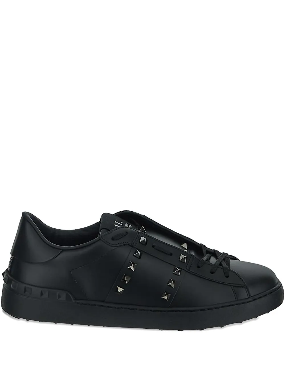 Valentino Garavani Rockstud leather sneakers | Black | Image 1