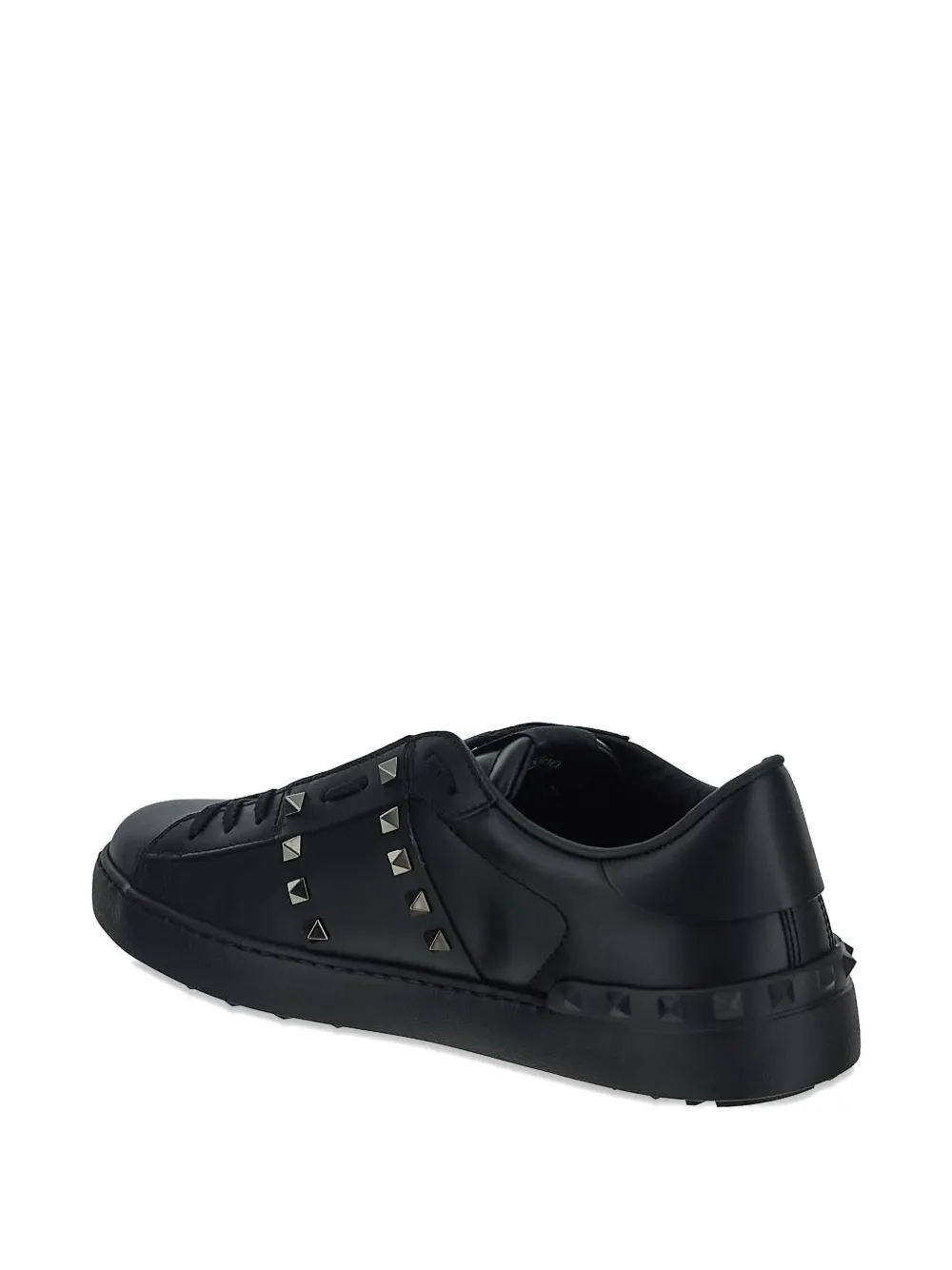 Valentino Garavani Rockstud leather sneakers Black