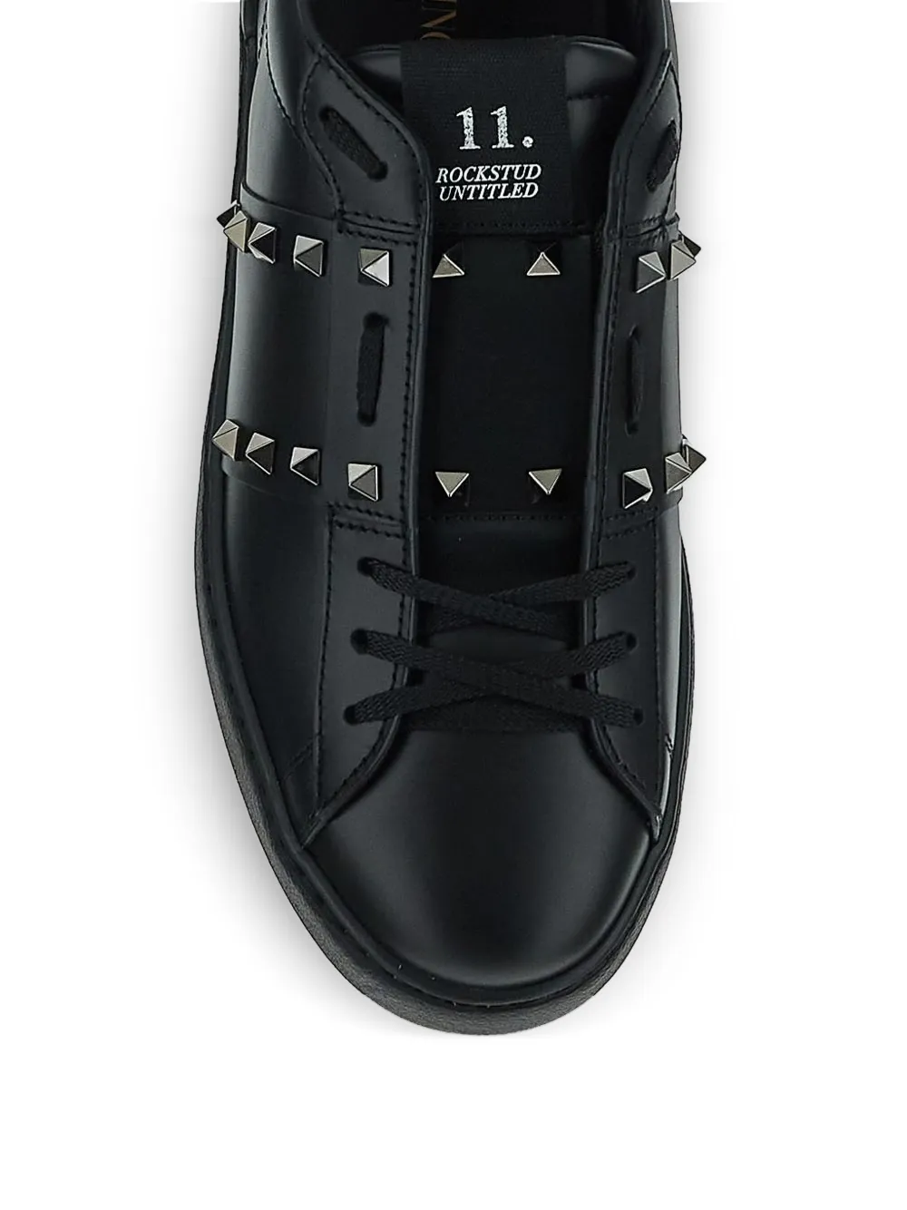 Valentino Garavani Rockstud leather sneakers Black