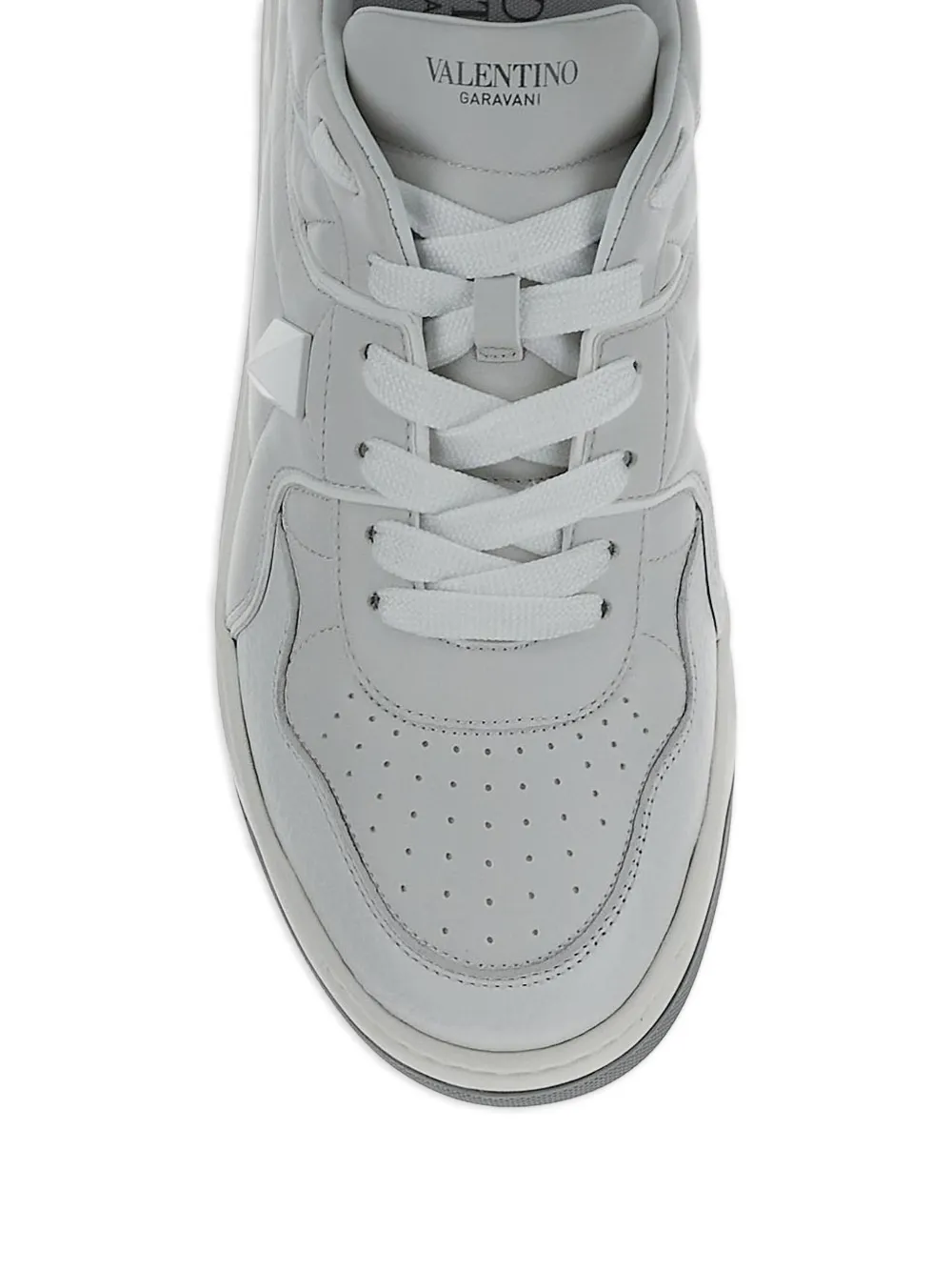 Valentino Garavani One Stud leather sneakers White