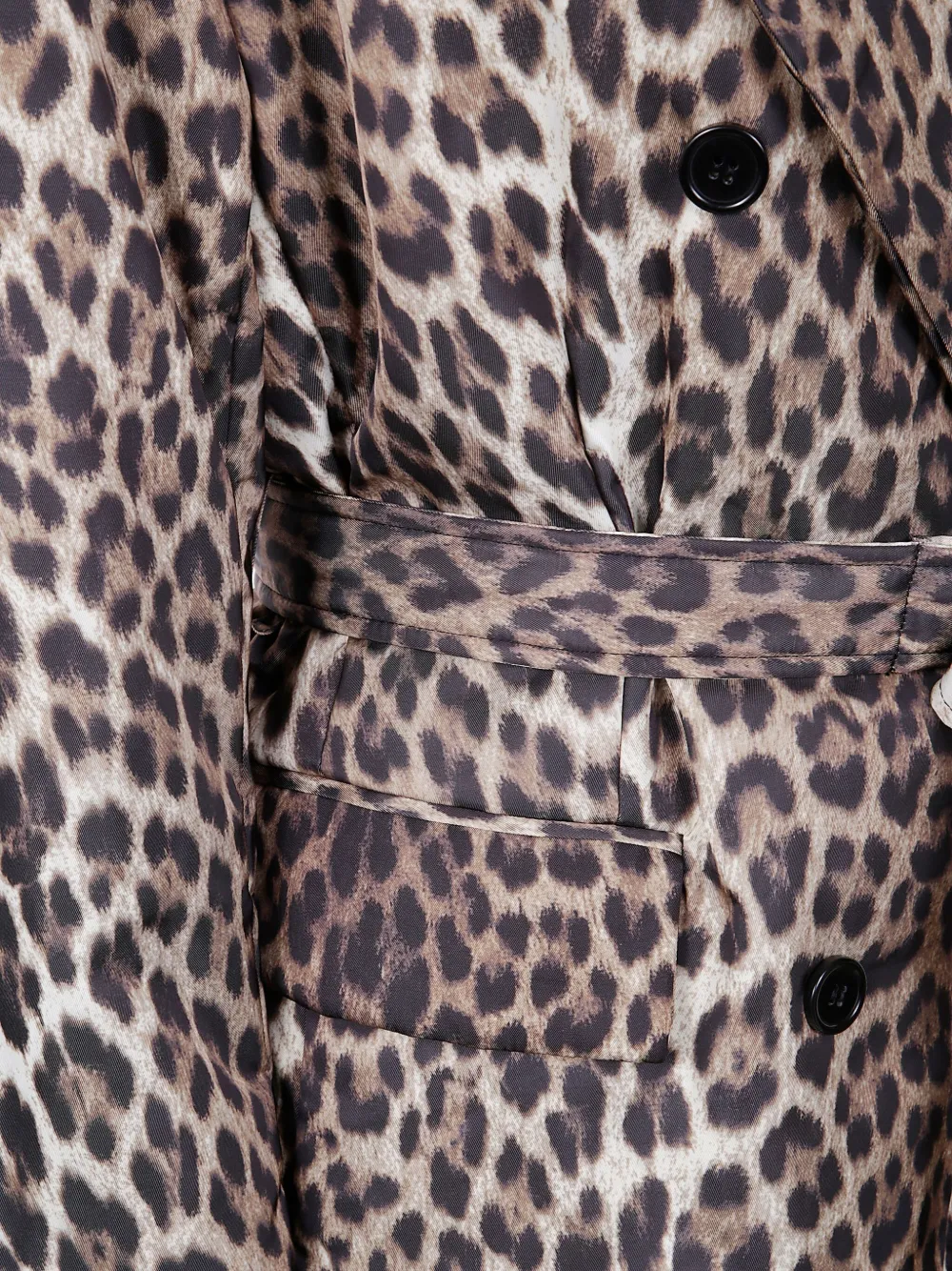 P.A.R.O.S.H. Jas met luipaardprint Bruin