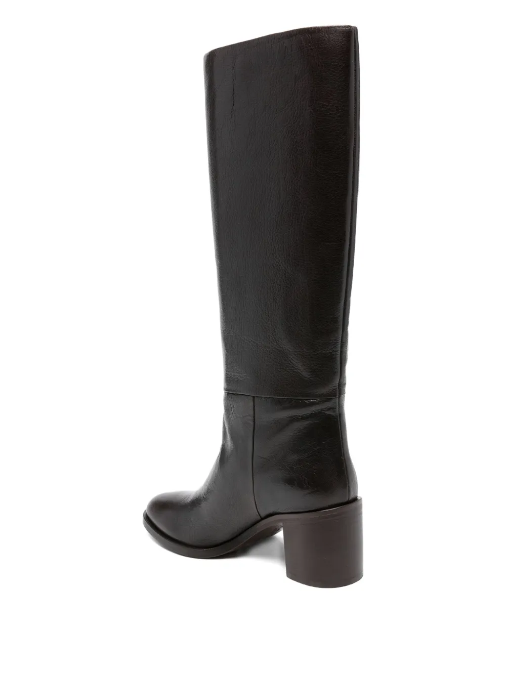 P.A.R.O.S.H. 70mm leather knee-high boots Brown