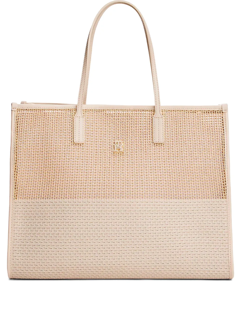 Tommy Hilfiger mesh-panel tote bag | Neutrals | Image 1