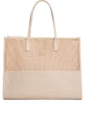 Tommy Hilfiger mesh-panel tote bag - Neutrals