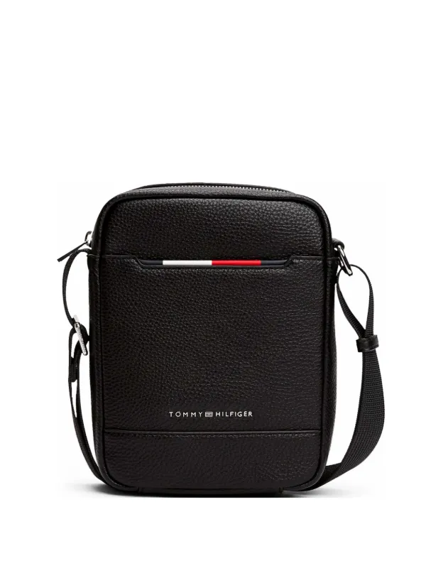 Tommy Hilfiger zip-fastening Messenger Bag Black FARFETCH IN