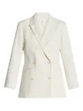 ANINE BING Jasmine double-breasted blazer - White