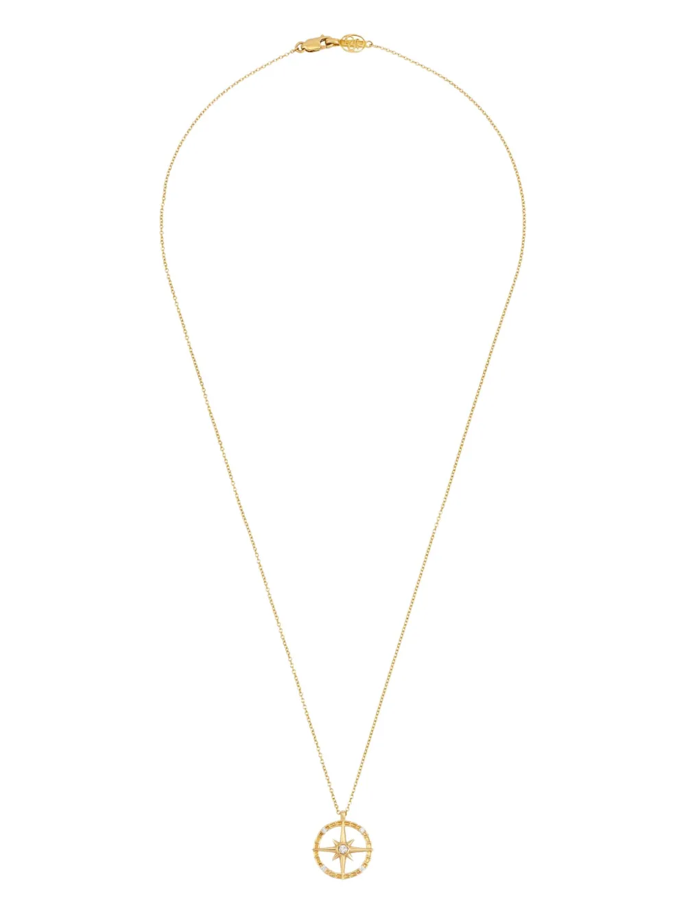 DOWER AND HALL 14kt yellow gold True North necklace - ゴールドトーン DOWER AND HALL 14kt yellow gold True North necklace - ゴールドトーン