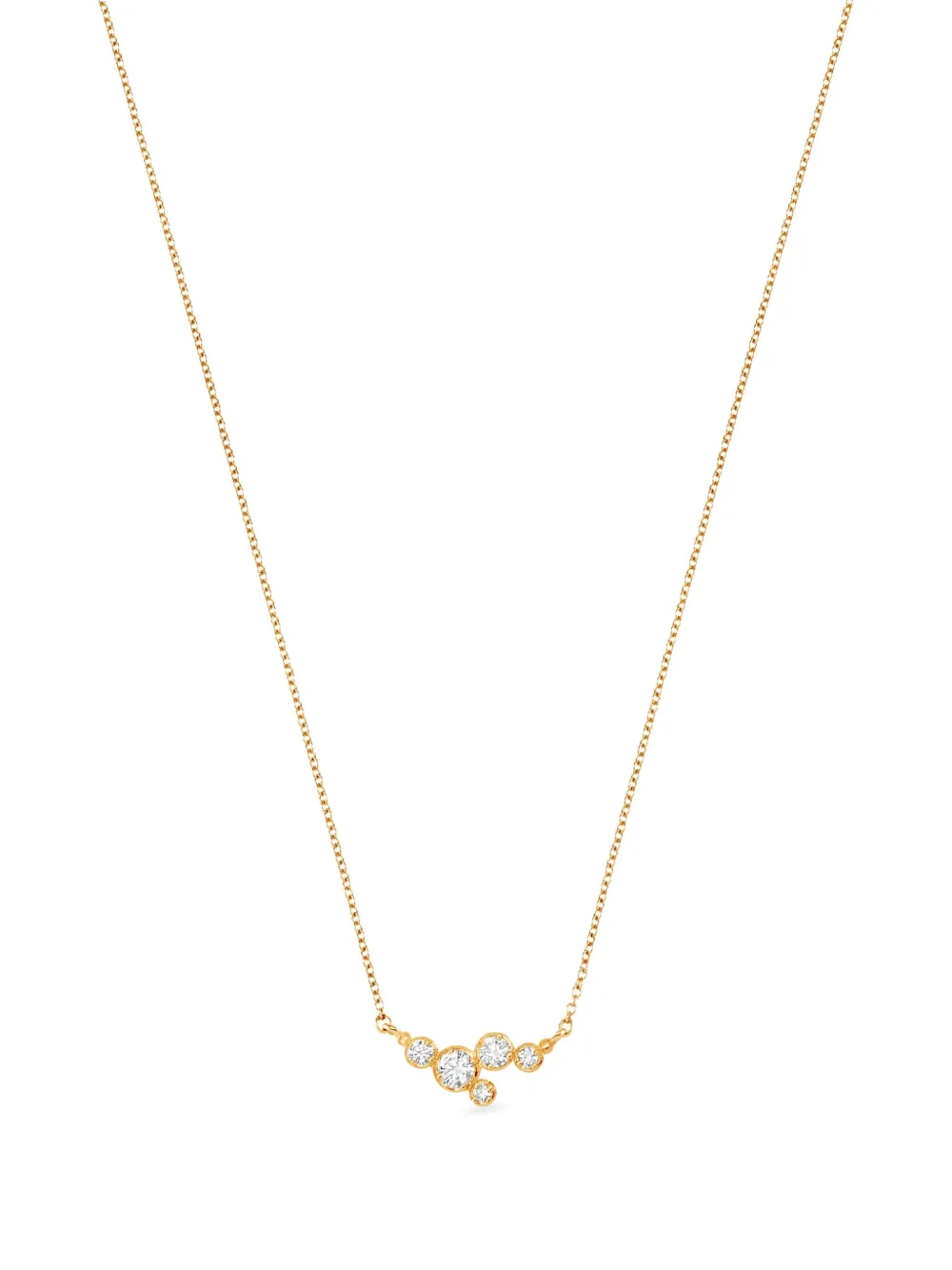 DOWER AND HALL 14kt yellow gold Stargazer diamond necklace - ゴールドトーン DOWER AND HALL 14kt yellow gold Stargazer diamond necklace - ゴールドトーン