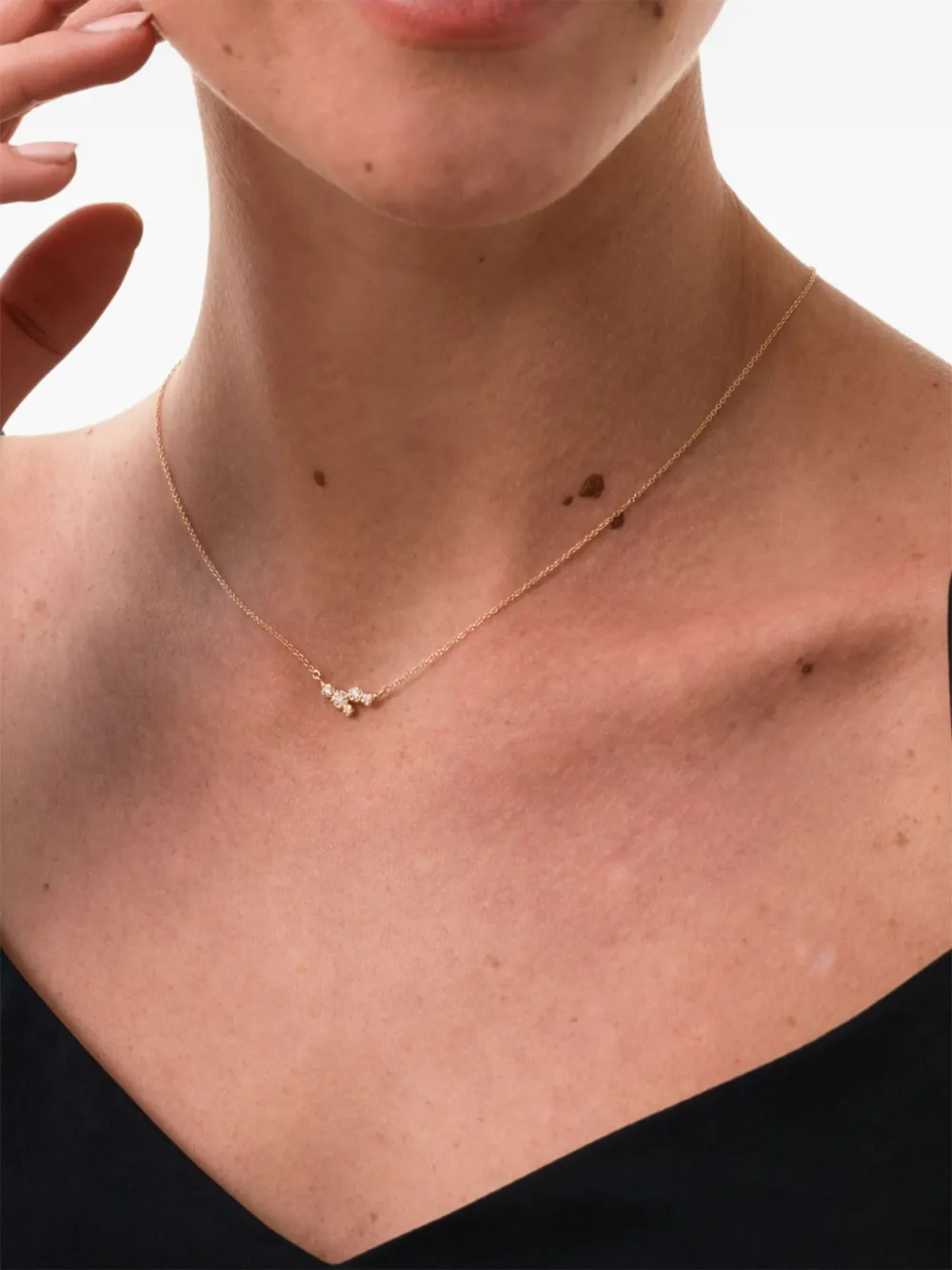 DOWER AND HALL 14kt yellow gold Stargazer diamond necklace | Image 2