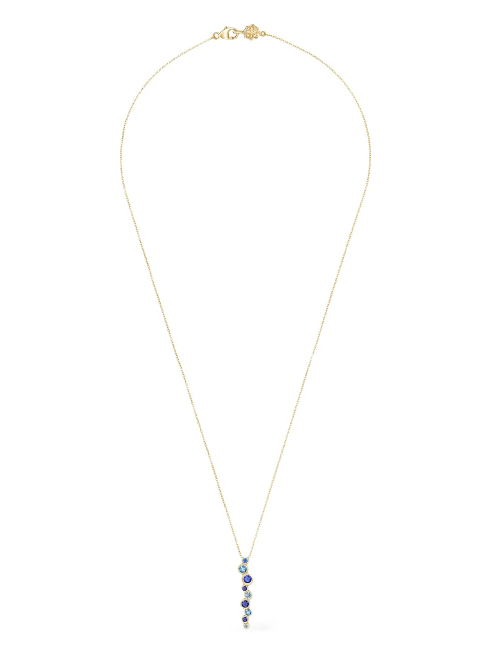 DOWER AND HALL 18kt yellow gold Cascade sapphire and aquamarine DOWER AND HALL 18kt yellow gold Cascade sapphire and aquamarine
